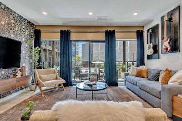 Living room in nashville vacation rental