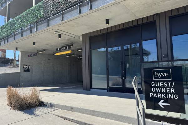 HYVE upper level parking deck