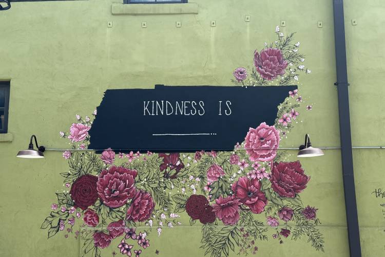 kindness is mural in germantown nashville