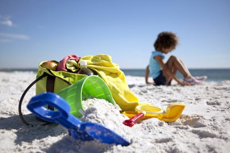 family friendly beach photo