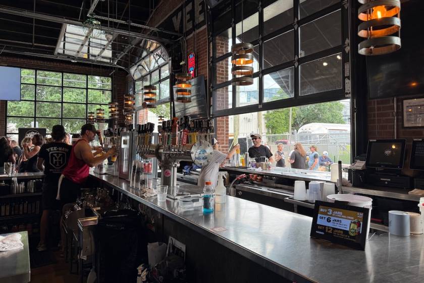 view of the bar at ole smoky nashville
