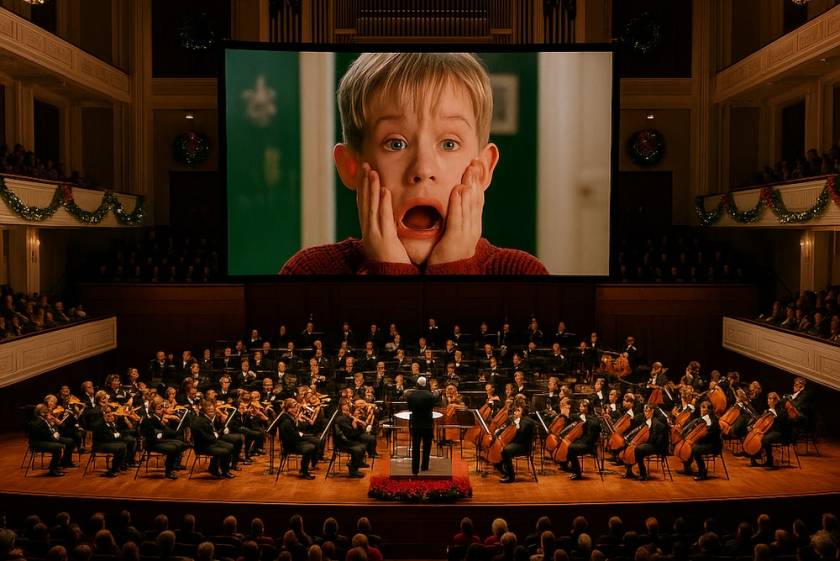 home alone at the symphony center