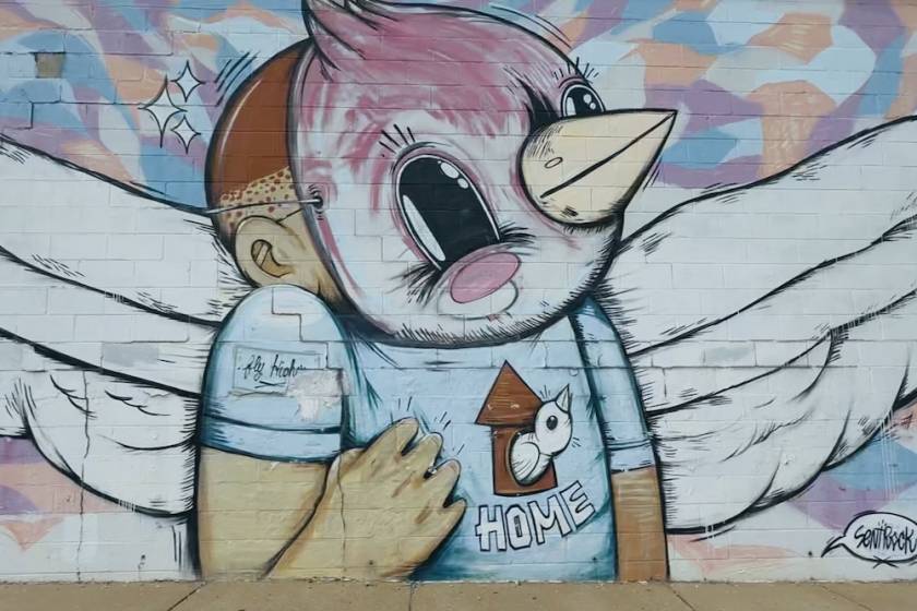 off the wall charlotte mural charlotte ave nashville