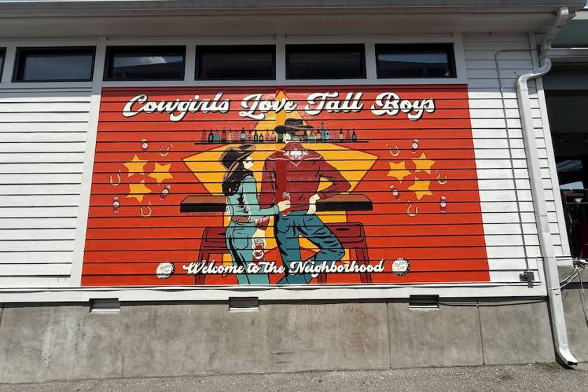 Nashville Mural at Bottle Cap in 12 south