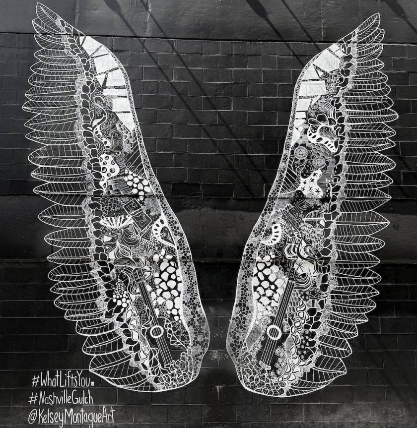 What Lifts You Wings Mural Nashville, TN